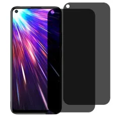 2-Pack Privacy Tempered Glass Screen Protector for Vivo Z1 Pro – Front View Display.