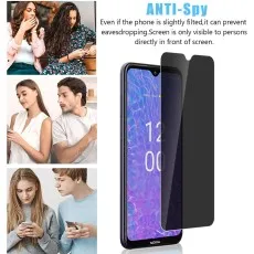 2 Privacy Tempered Glass Protectors for Nokia 6.2 – Scratch Resistant, Anti-Spy Design