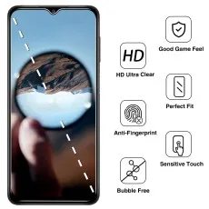 HD clear, perfect fit, anti-fingerprint, sensitive touch, bubble-free protector