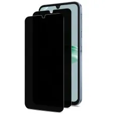 Tempered privacy glass for Oppo Find X2 Lite highlighting black anti-peep design.