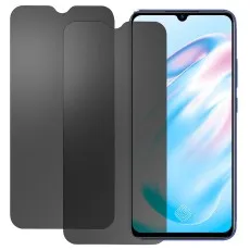 Vivo V17 (Russia) phone with screen on, and two dark privacy screen protectors
