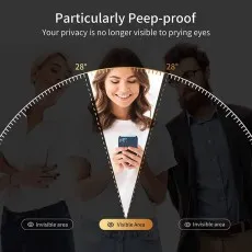 2-Pack Tempered Privacy Glass for Vivo Z3 – Anti-Spy, Smudge-Resistant, Full Fit Design