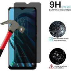Full Coverage Anti-Spy Screen Protector for Vivo Z3i – 2-Pack Tempered Privacy Glass
