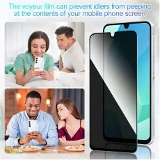 Privacy guard for Honor Play6C with couple and restaurant scenes.
