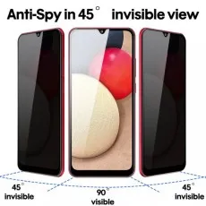 2-Pack] Anti-Spy Screen Protector for Motorola Moto G72 – 9H Tempered Glass, Case-Friendly, Anti-Glare