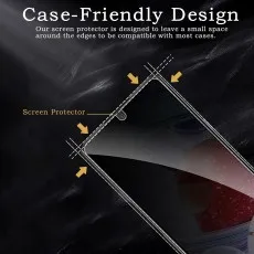 Ultra Privacy for Google Pixel 8 Pro Screen Protector – Dustproof 9H Tempered Glass 9H Hardness