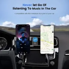 iPhone Aux Cable UK 1 Metre - 3.5mm Aux In Cord for Car, Headphones & Speakers (Black)