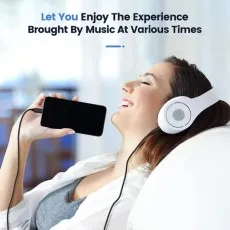 iPhone Aux Cable UK 1 Metre - 3.5mm Aux In Cord for Car, Headphones & Speakers (Black)