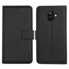 Samsung galaxy A6 2018 Leather wallet case Simple look.