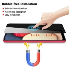 Privacy screen protector for OnePlus Nord CE4 with bubble-free installation