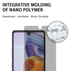 2-Pack Tempered Glass Privacy Screen for LG K50s – Anti-Spy, Full Coverage