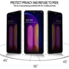 Full Coverage Privacy Screen for LG W31 And W31 Plus – 2-Pack, Anti-Spy Glass