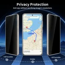 [2-Pack] Privacy Screen Protector for Oppo A17 – Anti-Spy, 9H Tempered Glass for Maximum Screen Protection