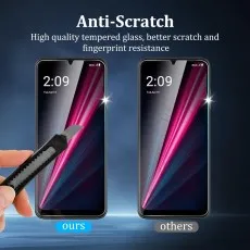 Full Coverage Privacy Screen Protector for Motorola Edge X30 Anti-Spy Glass 9H Shatterproof