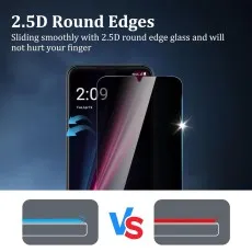 Full Coverage Privacy Screen Protector for Motorola Edge X30 Anti-Spy Glass 9H Shatterproof