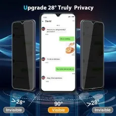 Premium Privacy Screen for Nokia C21 Plus – 2-Pack 9H Tempered Glass