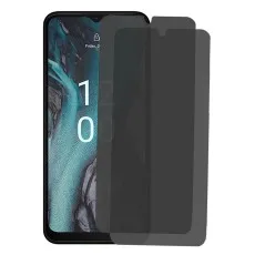 Nokia C22 with two dark privacy screen protector