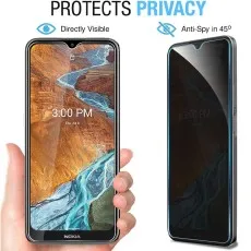 2-Pack Privacy Tempered Glass for Nokia G10 – 9H Hardness, Case Compatible