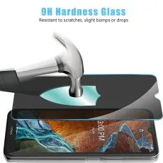 2-Pack Privacy Tempered Glass for Nokia G10 – 9H Hardness, Case Compatible