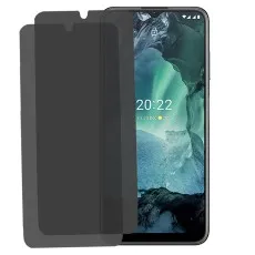 Nokia G11 Phone with two dark privacy screen protectors