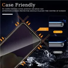 Full Coverage Privacy Screen Protector for Motorola Moto E22i – 2-Pack, Anti-Spy Glass