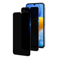 2 pack privacy screen protectors showcased on an Motorola Moto G9 (India).