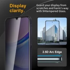 Twin Pack Privacy Glass for Motorola One Fusion+ – 9H Toughened, Anti-Peep Screen Protection