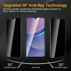 Twin Pack Privacy Glass for Motorola One Fusion+ – 9H Toughened, Anti-Peep Screen Protection