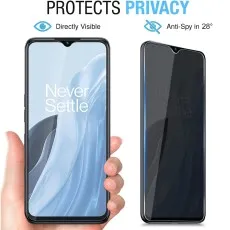 OnePlus Nord N20 SE Privacy Glass (2-Pack) – Easy Install, Anti-Spy, Anti-Glare Protection
