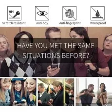 2-Pack Oppo A11 Privacy Screen Guard – 9H Hardness, Smooth Touch, Anti-Spy