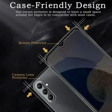 Case-friendly screen protector design forRealme Narzo 50 5G with edge compatibility.