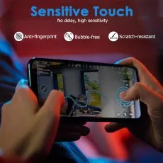 Realme C21 Anti-fingerprint screen guard ensuring a clean display.