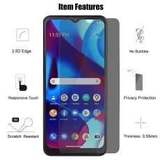 TCL 20B Privacy Screen Protector – 2 Pack Tempered Glass | UK Stock