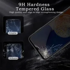 9H Hardness Tempered Glass protecting a phone screen from cracks