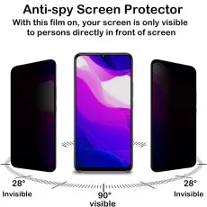 Xiaomi Mi 10 Lite 5G Dual Privacy Glass – Anti-Spy Protection, HD Clarity, 9H Hardness