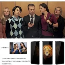 9H Privacy Screen Protector for Xiaomi Poco M5 – Anti-Spy Tempered Glass, Case Compatible