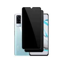 2 Pack Privacy Tempered Glass Screen Protector For Vivo Y51A.