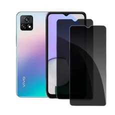 2 Pack Privacy Tempered Glass Screen Protector For Vivo Y52s.