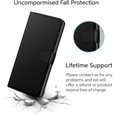 Samsung S24 Ultra & S24 Plus Leather Wallet Case – Magnetic Flip Cover with Card Holder | Free UK Delivery