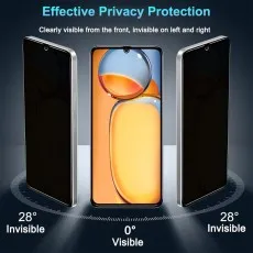 Xiaomi Redmi A1 Plus 2-Pack Tempered Privacy Screen – Anti-Spy & Scratch Resistant Glass