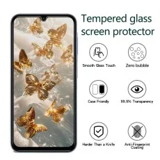 Huawei nova 13 display with a strong and ultra-clear tempered glass screen protector.