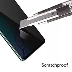 Scratch-resistant technology showcased on Huawei nova 13 with utility knife.