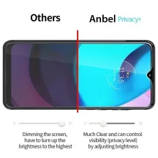 Huawei nova 13i for Anbel Privacy+ screen showing clearer visibility and brightness control for privacy.