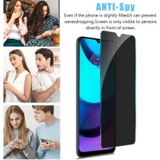 Huawei nova 13i phone with an anti-spy screen protector applied.