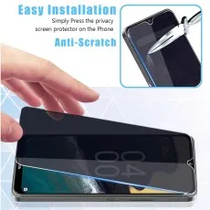 Crystal Clear Privacy Tempered Glass for Huawei P Smart 2021 – 2-Pack, Smooth Touch & HD View