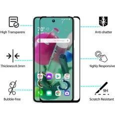 Waterproof & Dustproof 9D Tempered Glass Screen Protector for LG Q61  Case Friendly, UK Version