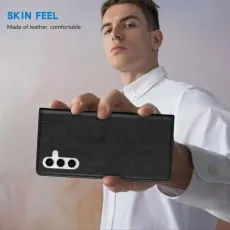 Samsung Galaxy S23 FE Wallet Case with RFID Blocking - PU Leather Folio Flip Cover, Credit Card Holder, Kickstand, Shockproof Protective Phone Case - Black