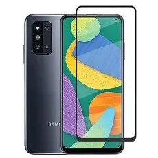 A gray SAMI smartphone with a screen protector on a white background