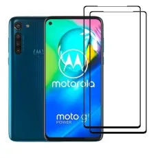 2 Pack 9D tempered Glass Screen Protector For Motorola Moto G8 Power.