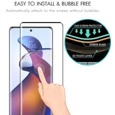 Blackview A100 9D screen protector adheres automatically.